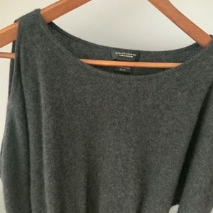 Cashmere short sleeve sweater